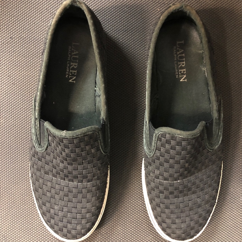 Ralph Lauren Janis slip on canvas fashion sneaker